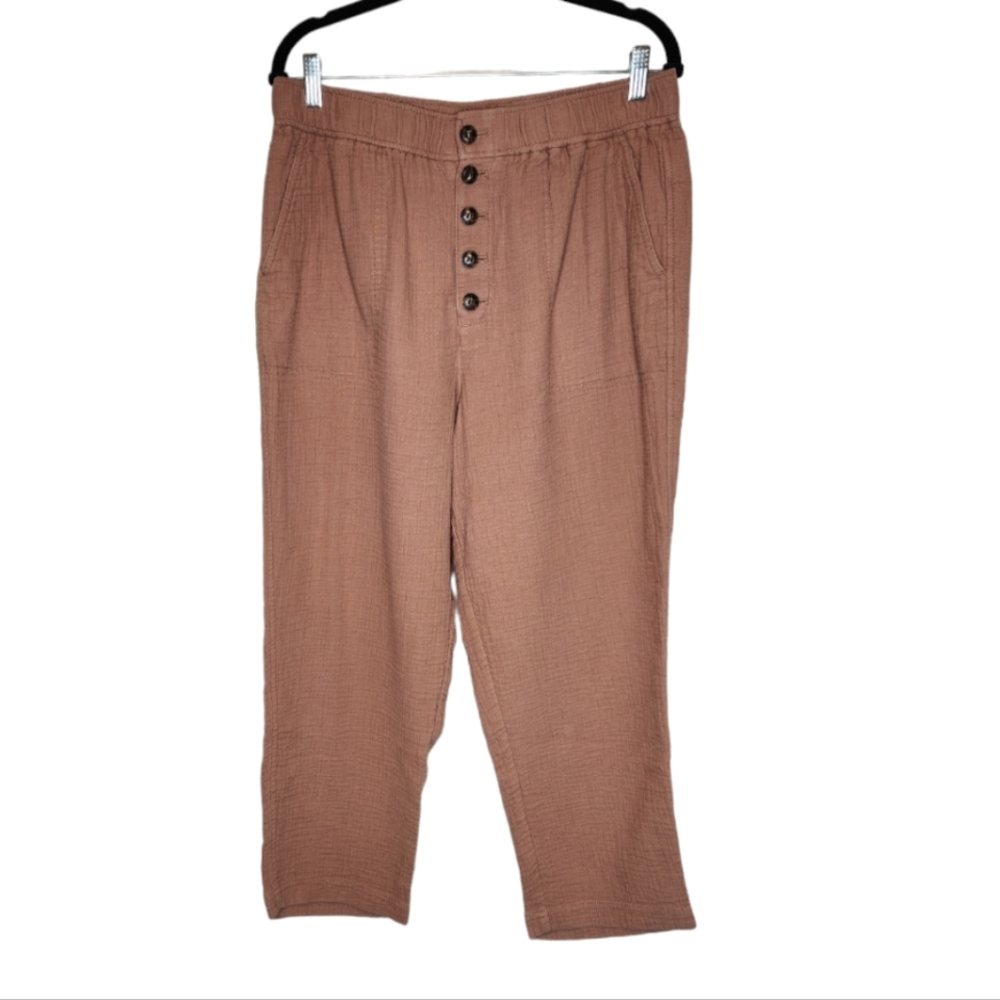 Madewell Brown Straight Leg Pants
